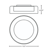 Besa TANGO15 Tango 15 1-lt 16" LED Flush Mount