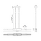 Kuzco LP29548 Enzo 1-lt 48" LED Linear Pendant