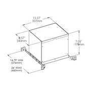 Eurofase 47139 AT/IC Box for Baby Tango BTGO-3 Flat Gimbal Trim/Trimless