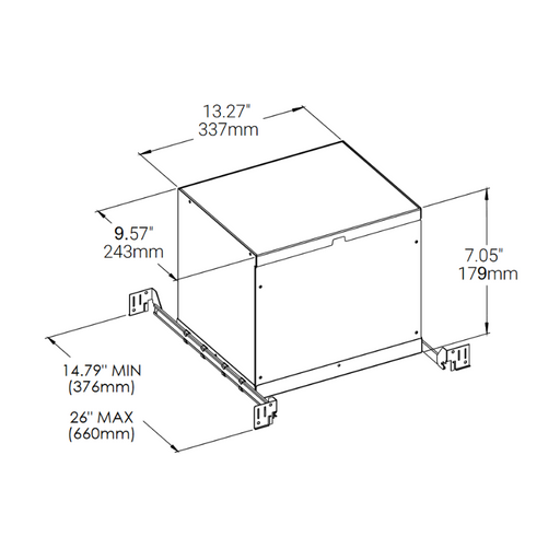 Eurofase 47139 AT/IC Box for Baby Tango BTGO-3 Flat Gimbal Trim/Trimless
