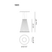 Vibia 1865 Array 1-lt 33" LED Pendant