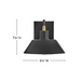 Hinkley 28820 Brewster 1-lt 10" LED Outdoor Wall Mount Barn Light