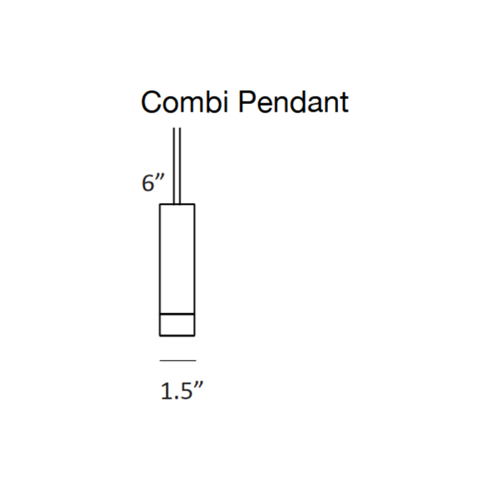 Koncept CMP-L3-S-06 Combi LED Pendant
