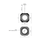 Kuzco EP56913 Kona 1-lt 13" Outdoor Pendant