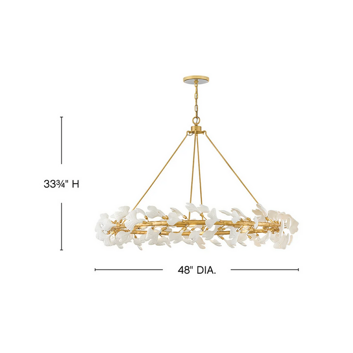 Fredrick Ramond FR41935 Audra 8-lt 48" LED Chandelier
