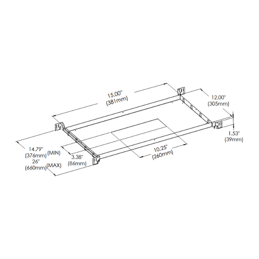 Eurofase 41952 New Construction Plate for Tango TGO3T Trim Series