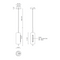 Kuzco PD28515 Hilo 1-lt 5" LED Pendant