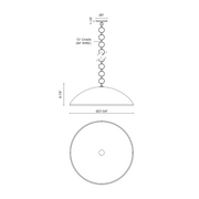 Alora Mood PD423028 Grant 1-lt 28" Pendant