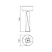 Accord 3029 Spin 1-lt 65" Tall LED Floor Lamp