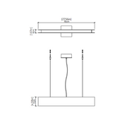 Accord 1311 Clean 1-lt 28" LED Pendant