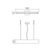 Accord 1311 Clean 1-lt 28" LED Pendant