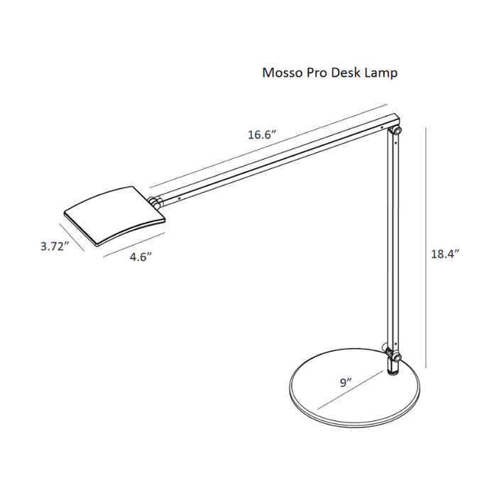 Koncept AR2001 Mosso Pro LED Desk Lamp with Wireless Charging Base