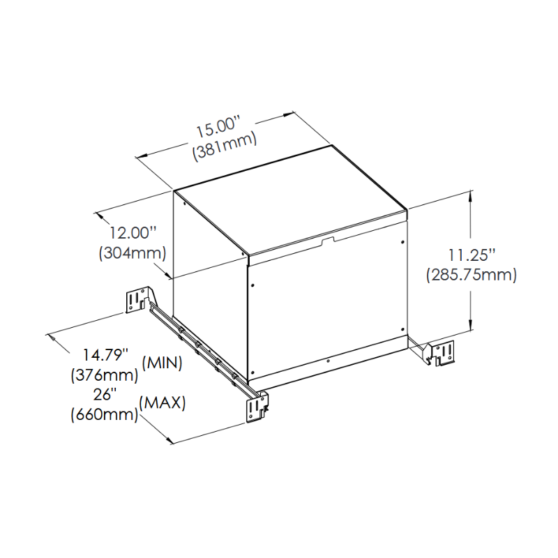 Eurofase 30530 AT/IC Box for Tango TGO1R Round Trim/Trimless Series