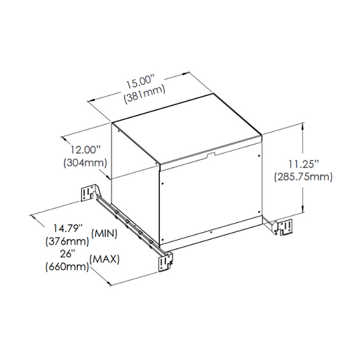 Eurofase 30530 AT/IC Box for Tango TGO1R Round Trim/Trimless Series