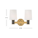 Hinkley 51372 Declan 2-lt 15" LED Vanity