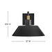 Hinkley 28824 Brewster 1-lt 12" LED Outdoor Wall Mount Barn Light