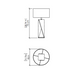 Accord 7044 Spin 1-lt 29" Tall LED Table Lamp