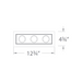 WAC MT-3LD311NA Mini LED Multiple Spots 3 Light New Construction Housing with Light Engine and Trim