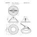 Lotus TP120-347-RT9.5 10" 20W/25W/32W LED Round Commercial Recessed Downlight, 3CCT Selectable