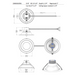Lotus DL254-8-35W 8" 16W/22W/26W/30W/35W LED Round Commercial Recessed Downlight, 5CCT Selectable