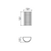 Accord 420 Slatted 1-lt 12" Tall LED Wall Light