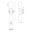 Alora Mood WV464002 Marcel 2-lt 21" Tall Vanity