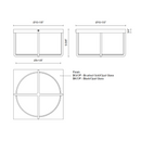 Kuzco FM45910 Regalo 1-lt 10" LED Flush Mount