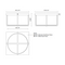 Kuzco FM45910 Regalo 1-lt 10" LED Flush Mount