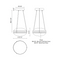 Kuzco PD76312 Virgo 1-lt 12" LED Pendant