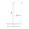 Kuzco CH23532 Blade 1-lt 32" LED Linear Pendant