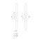 Alora Mood WV607202 Claire 2-lt 7" Tall Wall Sconce