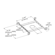 Eurofase 47151 New Construction Plate for Baby Tango BTGO-1R-TL Round Flat Gimbal Trimless