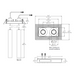 Eurofase TGO2TL Tango 2 Light 30W LED Trimless Suspension