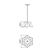 Accord 1281 Physalis 1-lt 26" LED Pendant