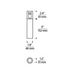 Element ENCY2R ENTRA 2" 8W Fixed LED Cylinder, Warm Dim, Conduit Mount