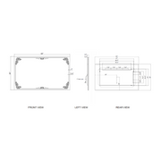 Paris Mirror Baroque 60" x 36" LED Front-Lit Mirror