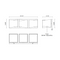 Kuzco VL31218 Cubix 3-lt 18" LED Vanity
