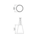 Accord 1146 Conical 1-lt 20" LED Pendant