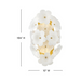 Fredrick Ramond FR41960 Marianne 2-lt 16" Tall LED Wall Sconce