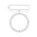 Kuzco FM7920-5CCT Dalton 1-lt 20" LED Flush Mount, 5CCT Selectable