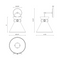 Alora Mood WV412009 Emerson 1-lt 13" Tall Wall Sconce