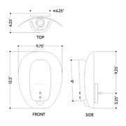 Troy B2513 Adler 1-lt 13" Tall Wall Sconce