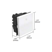 Adorne ASPD1532 15A Paddle Switch with Microban, 277V
