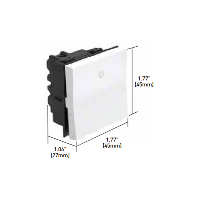 Adorne ASPD1532 15A Paddle Switch with Microban, 277V