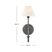 Hinkley 45160 Greta 1-lt 16" Tall LED Wall Sconce