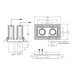 Eurofase TGO2TL Tango 2 Light 30W LED Trimless Pulldown