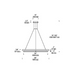 Visual Comfort SLCH30030 Grace 65 1-lt 65" LED Chandelier