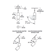 Element EC2R 2" 15W Adjustable LED Cylinder, Pendant Mount