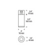 Element EC3R 3" 12W Fixed LED Cylinder, Warm Dim, Conduit Mount