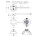 Lotus DL254-6-30W 6" 12W/16W/22W/26W/30W LED Round Commercial Recessed Downlight, 5CCT Selectable